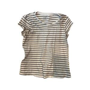 Universal Thread Striped Sleeveless Womans T-Shirt Sz L